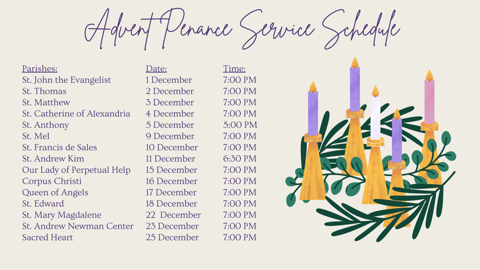 Advent Penance Service